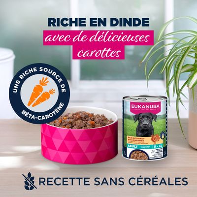 Eukanuba Adult Riche en Dinde et Carottes