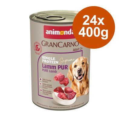 animonda GranCarno Adult Single Protein Supreme Hondenvoer 24 x 400 g