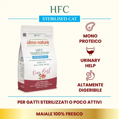 Almo Nature HFC Adult Sterilized Maiale - 1,2 kg