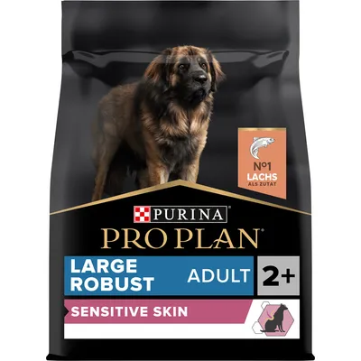 Purina Pro Plan Large Robust Adult 2+ Sensitive Skin, Nr. 1 Lachs als Zutat.