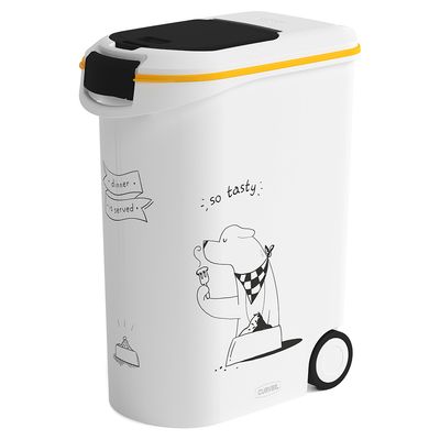 Conteneur à croquettes Curver Silhouettes de chien jusqu'à 20 kg de croquettes