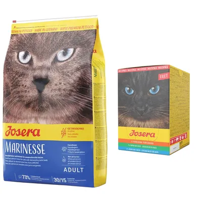 Zestaw: 10 kg Josera +  Josera Filet, saszetki, 6 x 70 g w super cenie! - Marinesse, 10 kg