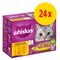 Whiskas 1+ Adult 24 x 85 g sélection de volaille en sauce