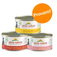 Set prova! Almo Nature HFC 6 x 95 g umido per cane - Mix: 2 x Pollo, 2 x Manzo, 2 x Vitello