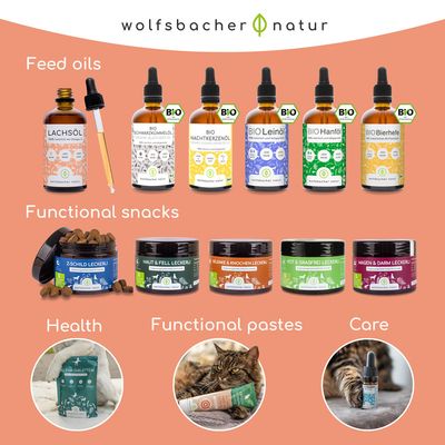Wolfsbacher Natural Salmon Oil for Cats