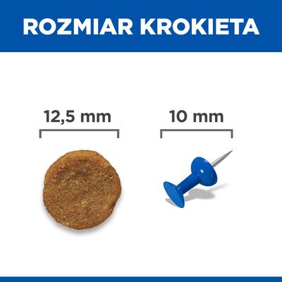 Hill's Science Plan Adult 1-6 Medium 11-25 kg z kurczakiem. Wspiera odporność, zdrowe trawienie i budowę mięśni u dorosłych psów. Bez sztucznych konserwantów, barwników i aromatów.