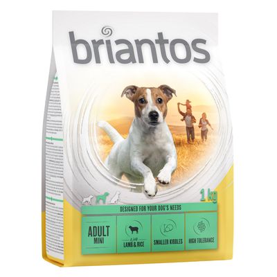 Briantos Adult Mini Agnello & Riso Crocchette per cane 4 x 1 kg