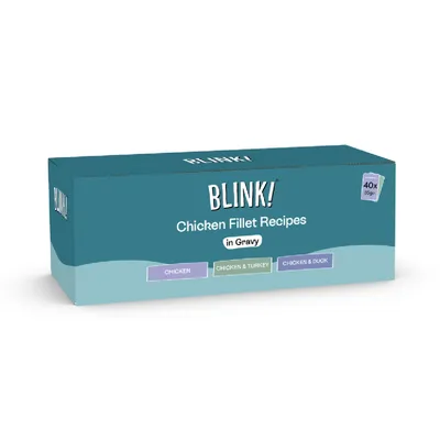 Blink! Chicken Fillet Recipes in Gravy - Mixed Mega Pack (40 x 85g)