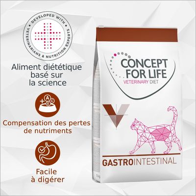 Concept for Life Veterinary Diet Gastro Intestinal pour chat