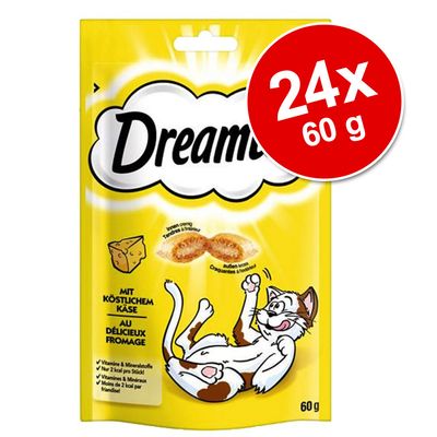 Lot Dreamies 24 x 60 g pour chat assortiment 3