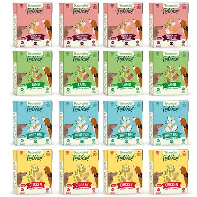 Naturediet Feel Good Adult - Meat & Fish Multipack 16 x 390g