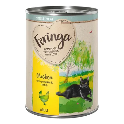 Feringa Single Meat Menu Multibuy 12 x 410g - Chicken with Pumpkin & Catnip