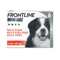 FRONTLINE® Plus Spot On for Dogs - XL (40-60kg) - 6 pipettes x 4.02ml