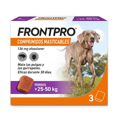 Pack antiparasitarios: collar Scalibor + comprimidos Frontpro para perros - Collar 65 cm + comprimidos 25-50 kg