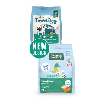 Green Petfood InsectDog Sensitive z insekti & rižem