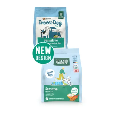 Green Petfood InsectDog Sensitive z insekti & rižem Green Petfood InsectDog Sensitive z insekti & rižem