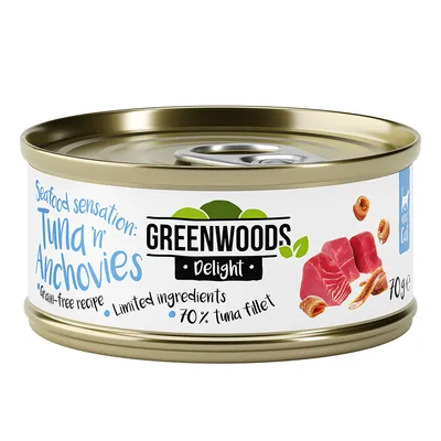 Greenwoods Delight file tune s sardelami 24 x 70 g