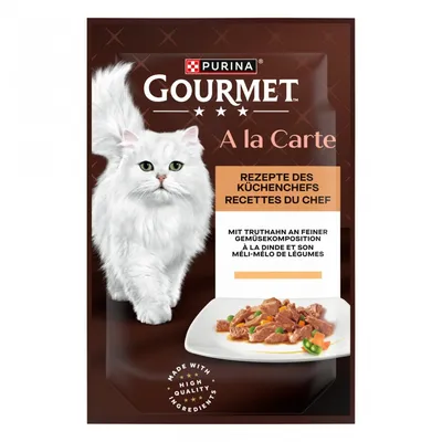 Gourmet A la Carte megapack 26 x 85 g - Pulyka & zöldség