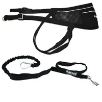 Sparset: NEEWA Canicross joggingbälte + Bungee-lina - Set: Joggingbälte + Bungee-lina