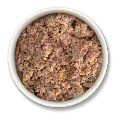 Herrmann's Manufaktur Bio-pollo con miglio, Classic Menü. Alimento complementare per cani, prodotto con ingredienti biologici. Prodotto biologico certificato.