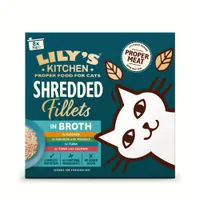 Lily's Kitchen Shredded Fillets in Broth Multipack for Cats - 8 x 70g