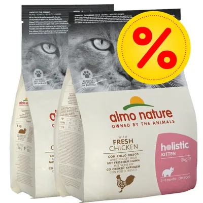 Lot 2 saveurs Almo Nature Holistic, poulet & riz 2 x 2 kg - lot 2 saveurs Lot 2 saveurs Almo Nature Holistic, poulet & riz 2 x 2 kg - lot 2 saveurs