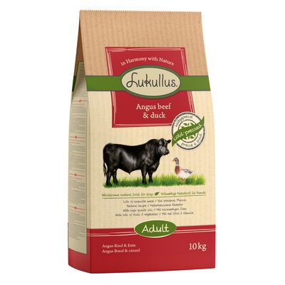 Lukullus Kaltgepresst Angus-Rind & Ente 10 kg