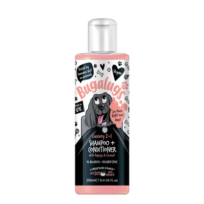 Bugalugs Luxury 2 in 1 Papaya and Coconut Shampoo - 250ml Bugalugs Luxury 2 in 1 Papaya and Coconut Shampoo - 250ml