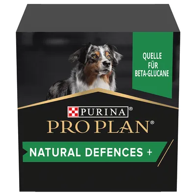 Purina Pro Plan Natural Defences+, Quelle für Beta-Glucane. Purina Pro Plan Natural Defences+, Quelle für Beta-Glucane.