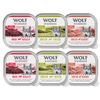 Wolf of Wilderness Adult 6 x 300 g Mixpakket: Rund, Kalkoen, Lam