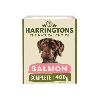 Harringtons Complete Adult Grain-Free Dog - Salmon with Potato & Vegetables - 8 x 400g