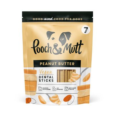 Pooch and Mutt Peanut Butter Dental Sticks 251g 1 x 251g