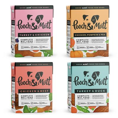 Pooch and Mutt Wet Dog Food - Multipack 12 x 375g