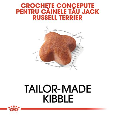 Crochete concepute pentru câinele tău Jack Russell Terrier. Tailor-made kibble.
