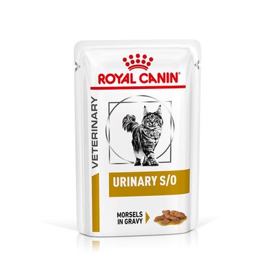 Royal Canin Veterinary Feline Urinary S/O i saus eller mousse