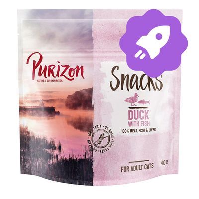 Purizon Snack kačacie & ryby - bez obilnín