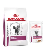 Pack nutrición mixta: pienso + sobres Royal Canin Veterinary - Renal (4 kg + 12 sobres de pollo)