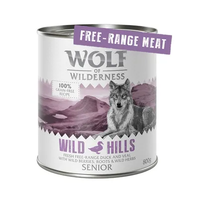 Wolf of Wilderness Senior "Frittgående" 6 x 800 g Wolf of Wilderness Senior "Frittgående" 6 x 800 g
