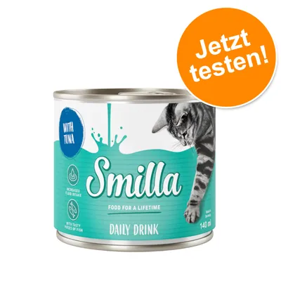 Smilla Daily Drink mit Thunfisch, 140 ml. Erhöhte Flüssigkeitsaufnahme, schmackhafte Fischstücke. Jetzt testen! Food for a lifetime.