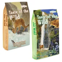 Provpack: Taste of the Wild 2 x 2 kg - Rocky Mountain och Canyon River