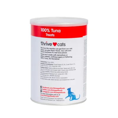 thrive Cat Treats Maxi Tube - Tuna - Saver Pack: 2 x 180g