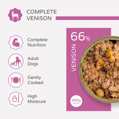 thrive dog Complete - Venison - 6 x 400g