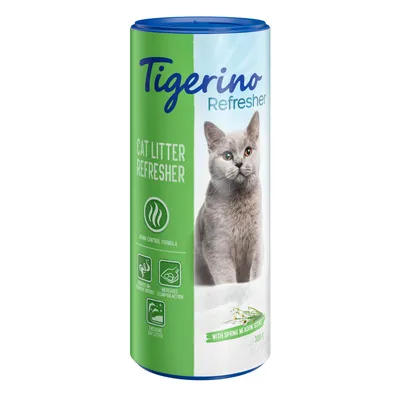 Tigerino Refresher kattegrus, Aroma Control Formula, frisk engduft, forbedrer klumpedannelse, neutraliserer lugte, 700g.