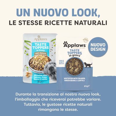 Multipack risparmio! Applaws Taste Toppers in Salsa 24 x 85 g per cani