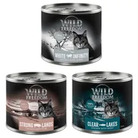Wild Freedom Adult 6 x 200 g - umido senza cereali per gatto - Cold River - Merluzzo & Pollo