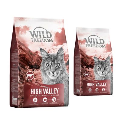 Wild Freedom 8,5 kg pienso sin cereales en oferta: 6,5 + 2 kg ¡gratis! High Valley con vacuno