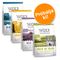 Wolf of Wilderness - vegyes próbacsomag "Explore"-mix: Mobility + Weight Management (2 x 1 kg)