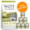 Miešané balenie Wolf of Wilderness granuly a konzervy Adult Wild Hills - kačacie (12 kg + 6 x 400 g)
