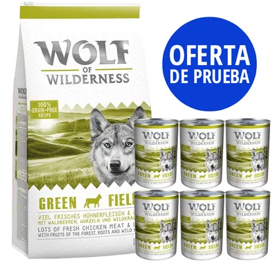 Oferta de prueba Wolf of Wilderness: pienso + comida húmeda - Pack II Oferta de prueba Wolf of Wilderness: pienso + comida húmeda - Pack II