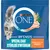Purina ONE Bifensis, Spécial Chat Stérilisé d'Intérieur, Élaboré avec du Poulet. Obal s obrázkem kočky, kuřecího masa a obilí. Text ve francouzštině.